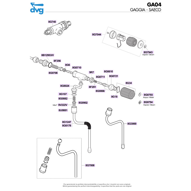 OR 20,63X2,62 VITON® OR128 Spare parts coffee machines and